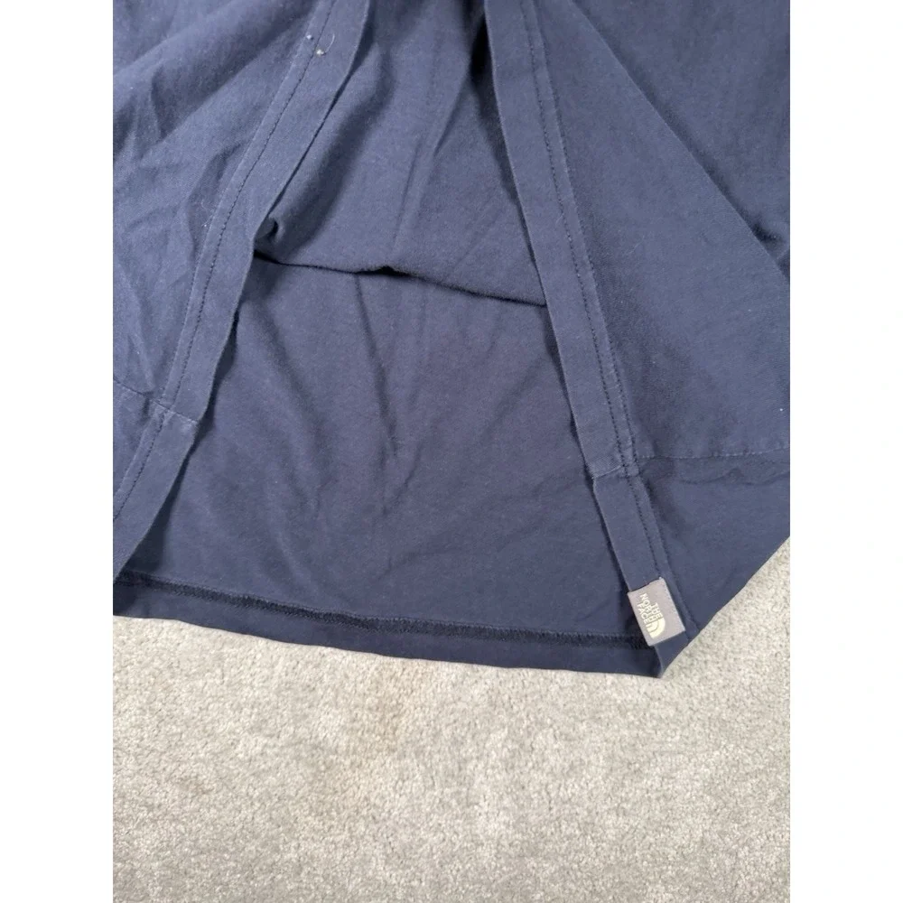 The North Face Budapest GPS Graphic T Shirt Mens Small Blue Crew Neck